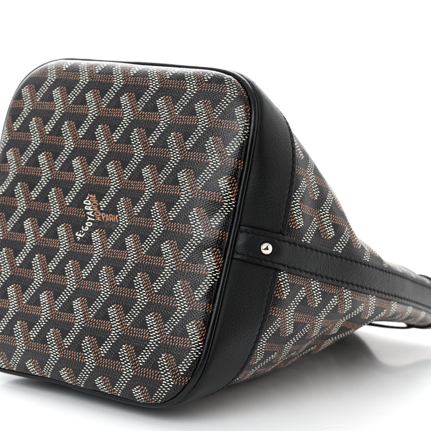 Goyard Goyardine Petit Flot Bucket Bag PM Black 9 of 10