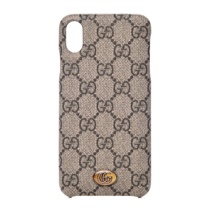 Gucci GG Supreme Monogram Ophidia iPhone XS Max Case 1 of 6