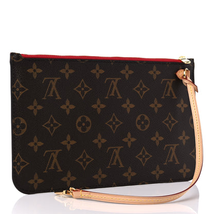 Louis Vuitton Monogram Neverfull MM GM Pochette Cherry 3 of 7