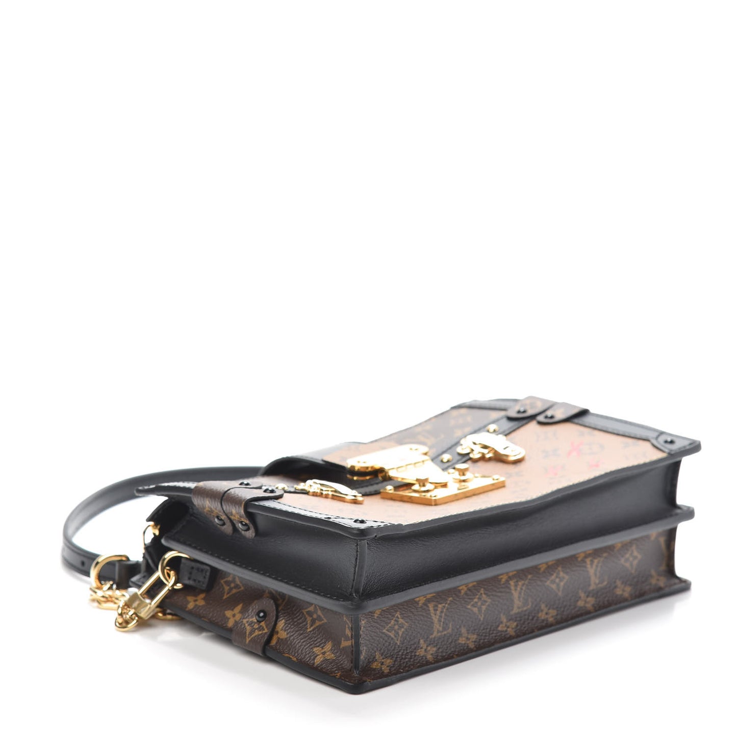 Reverse Monogram Trunk Clutch