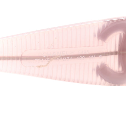 Chanel Acetate Shield Sunglasses 5495 Light Pink 5 of 8