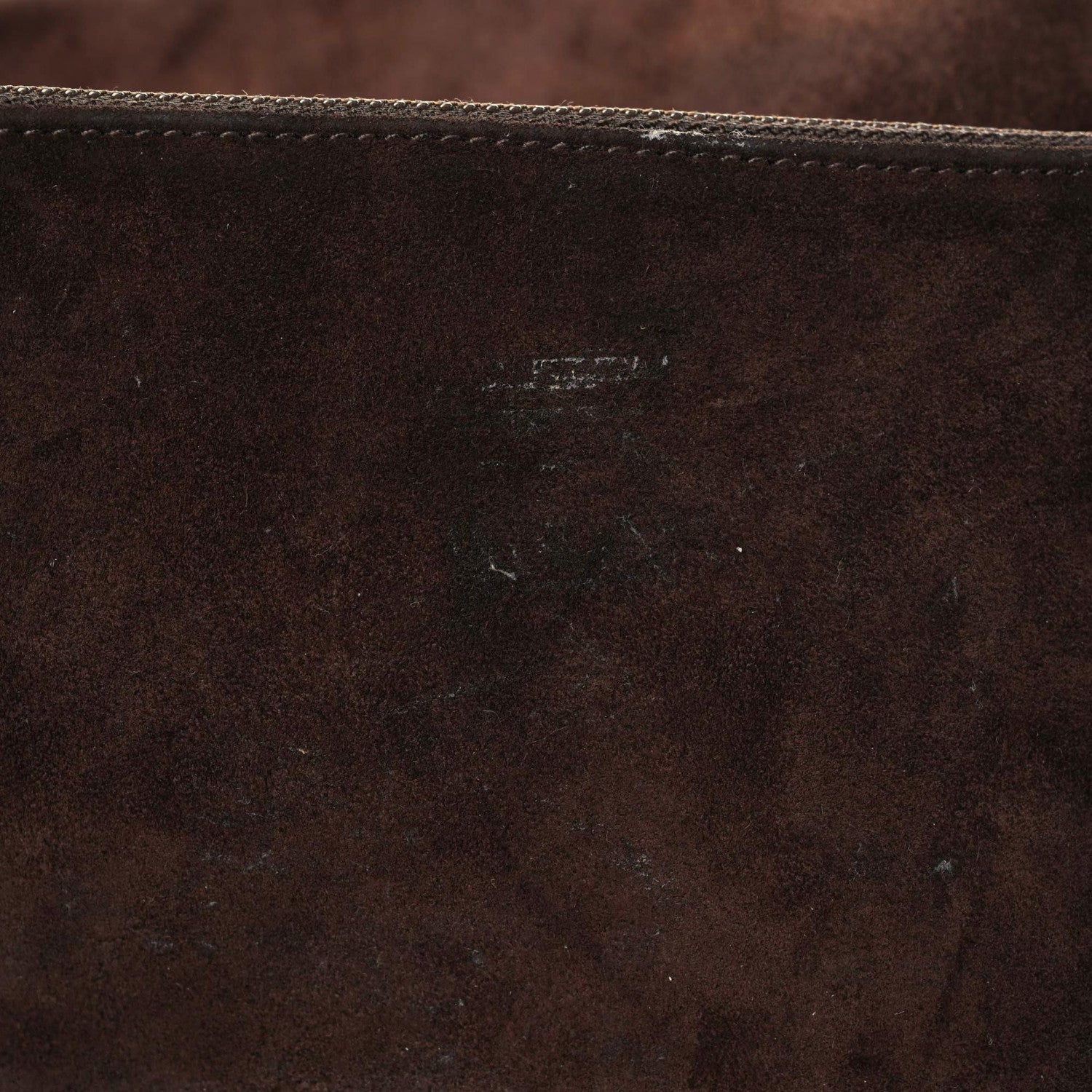 Chanel Suede CC Drawstring Backpack Brown 10 of 15