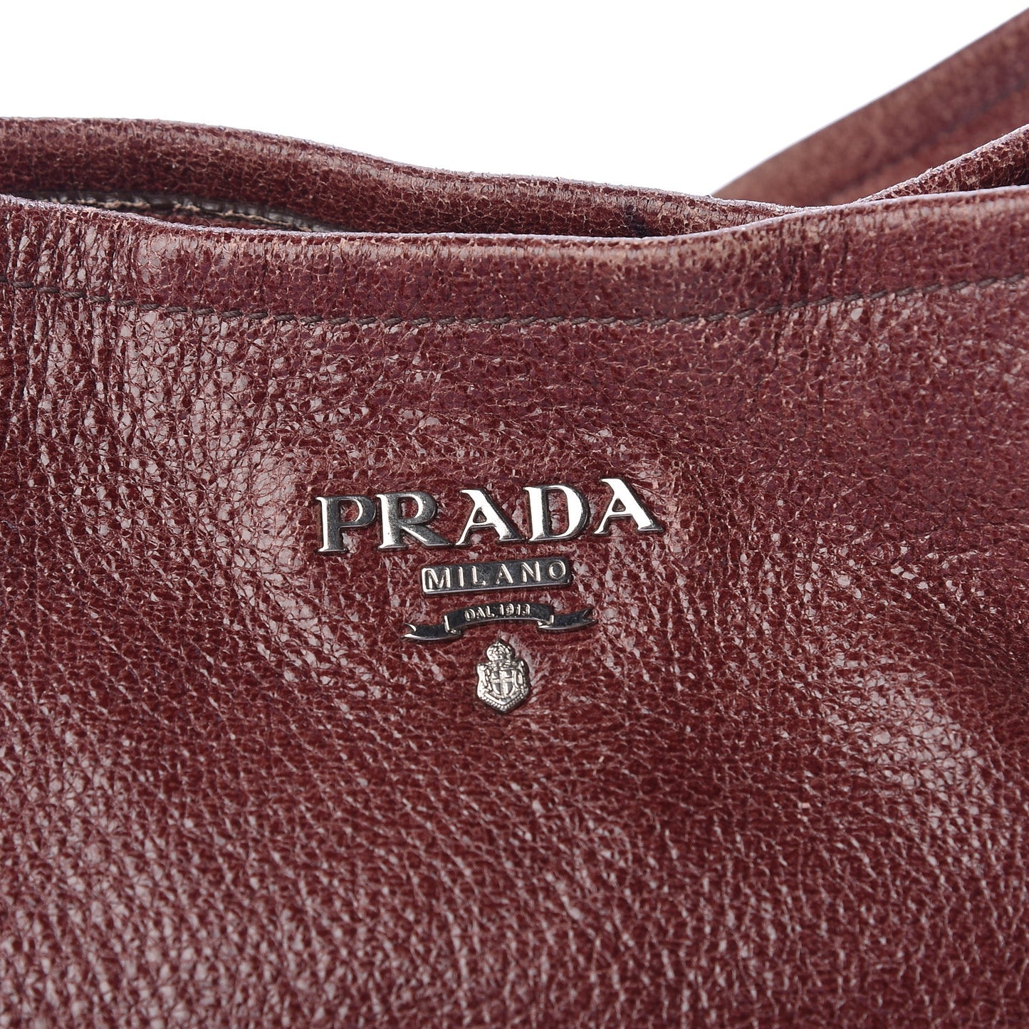 Cervo Lux Ombre Zippered Tote Lampone
