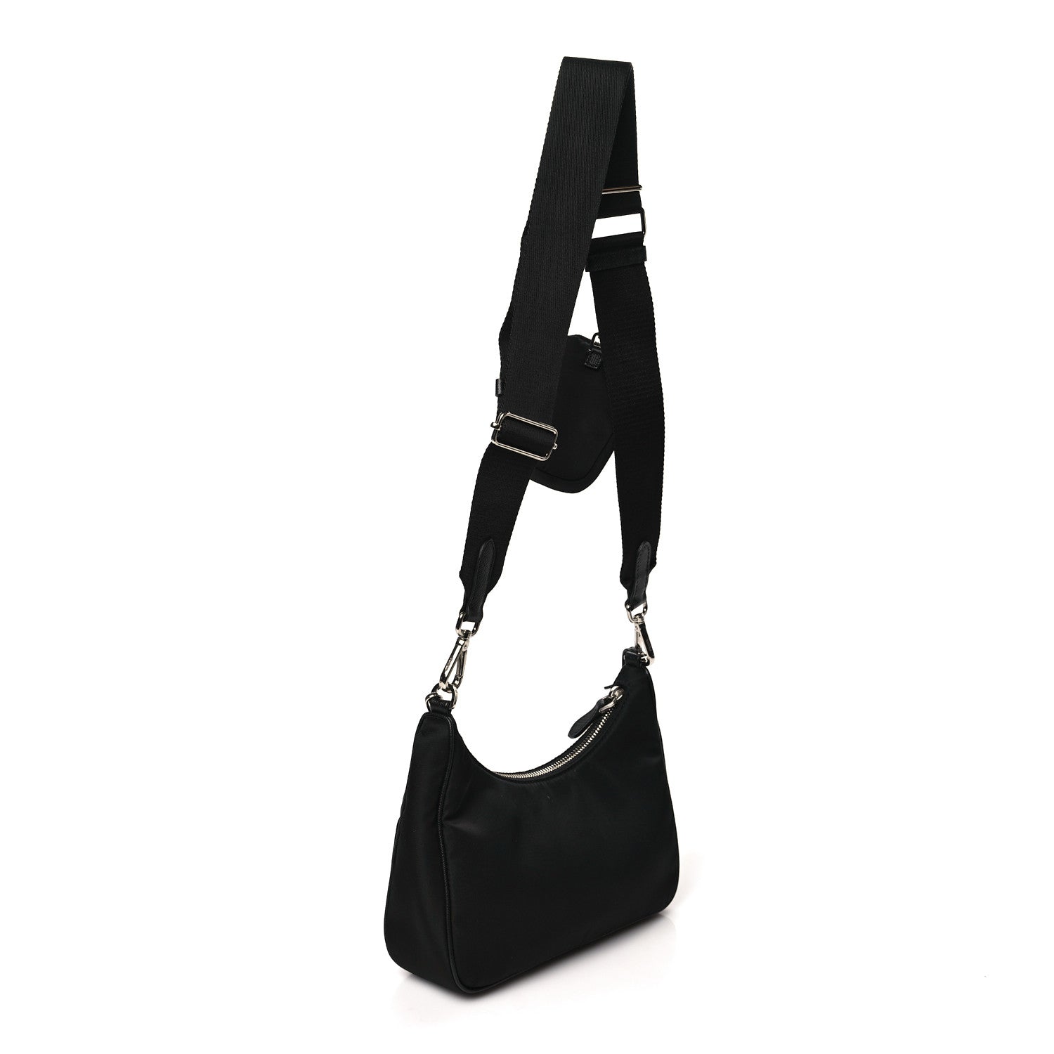 Prada Nylon Re-Edition 2005 Shoulder Bag Black 3 of 9