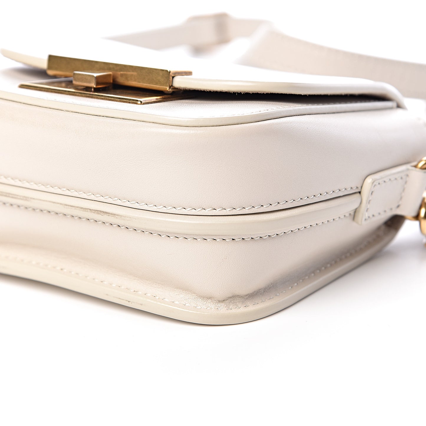 Smooth Calfskin Mini Betty Satchel Ivory