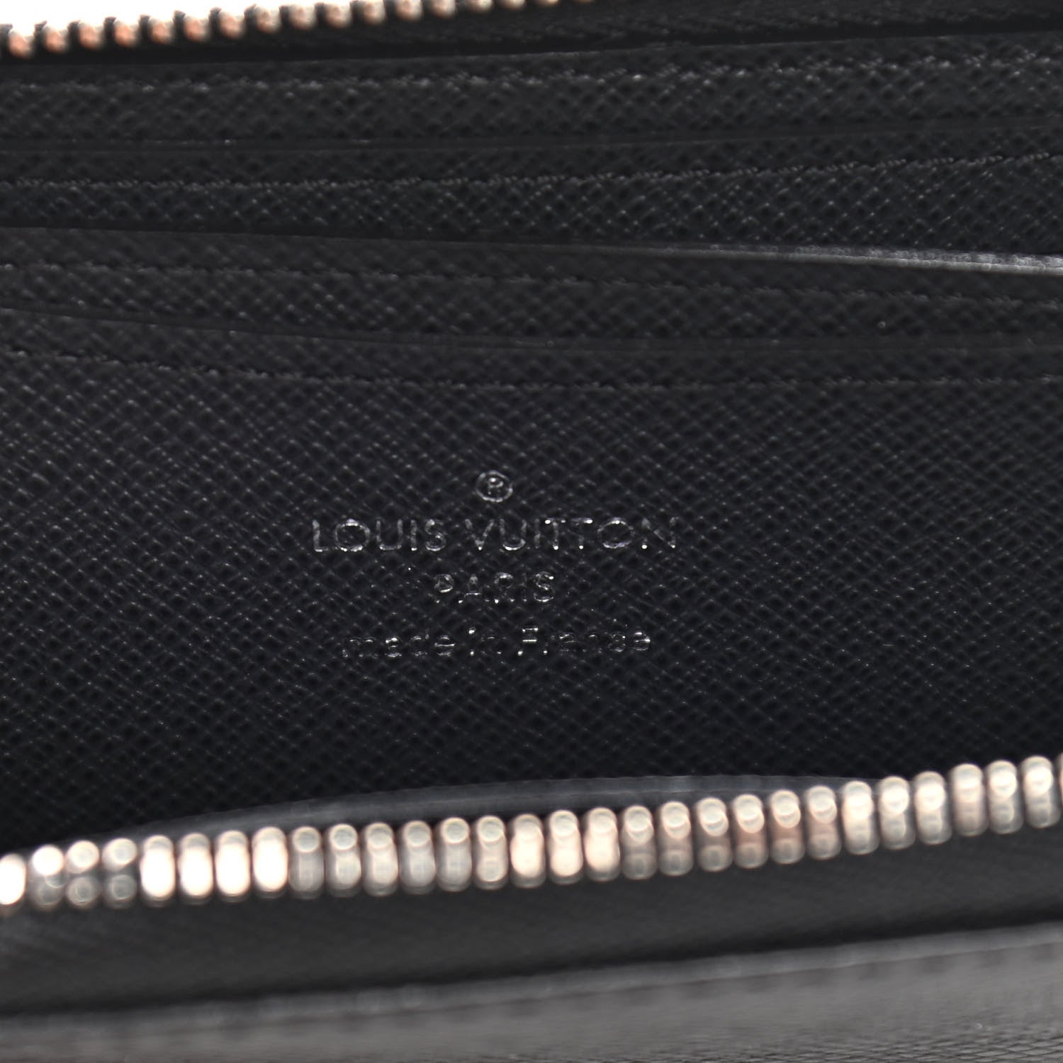 Louis Vuitton Taiga Zippy Coin Purse Vertical Black 6 of 11