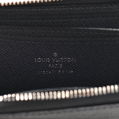 Louis Vuitton Taiga Zippy Coin Purse Vertical Black 6 of 11