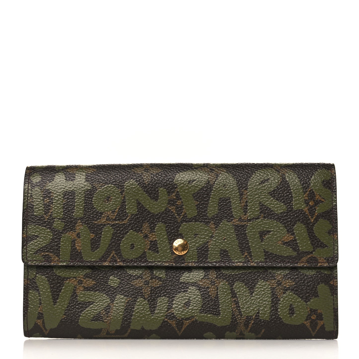 Monogram Graffiti Porte-Monnaie Wallet Kaki
