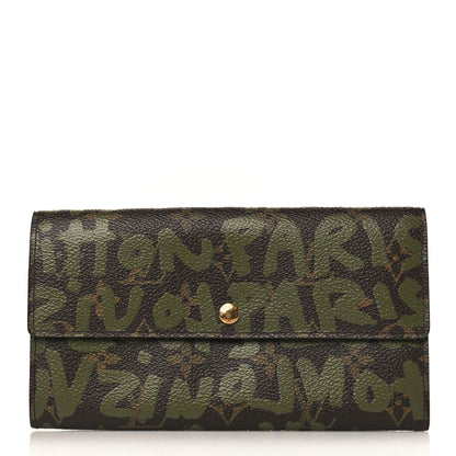 Louis Vuitton Monogram Graffiti Porte-Monnaie Wallet Kaki 1 of 9