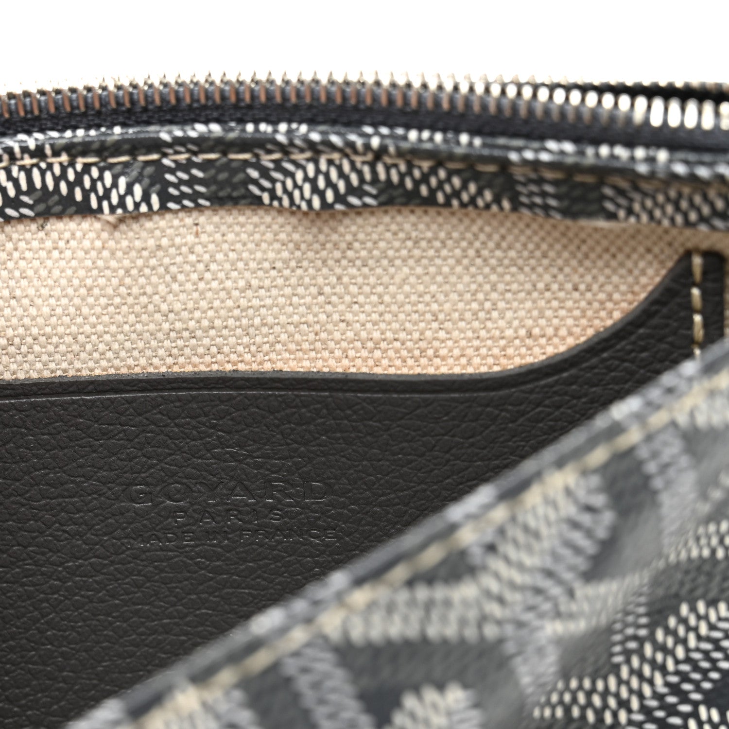 Goyard Goyardine Plumet Wallet Clutch Grey 9 of 12