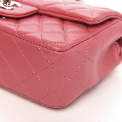 Chanel Lambskin Quilted Mini Rectangular Flap Pink 9 of 10