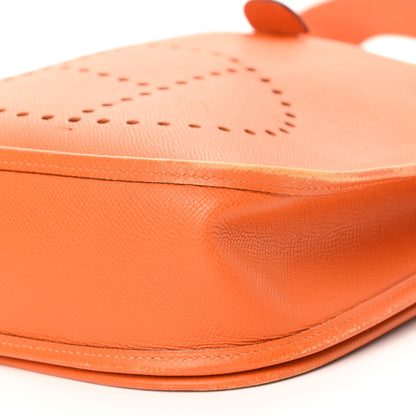Hermes Epsom Evelyne II GM Orange 10 of 17