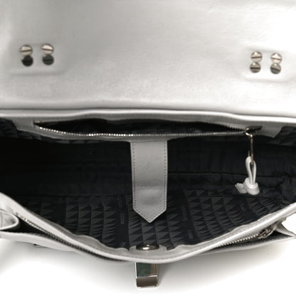 Proenza Schouler Lambskin Medium PS1 Satchel Pale Steel 4 of 15