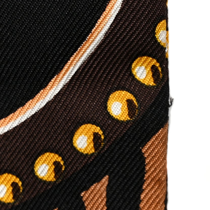 Louis Vuitton Silk Monogram LV World Bandeau Brown 4 of 4