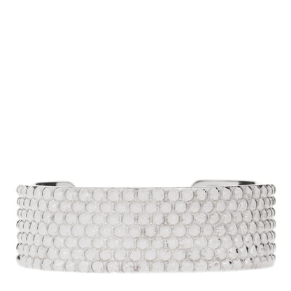 Tiffany Sterling Silver Diamond Point Wide Cuff Bracelet 1 of 5