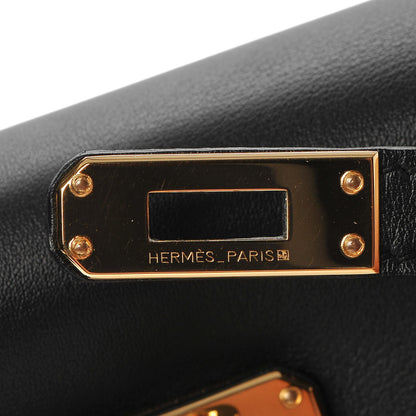 Hermes Swift Kelly Retourne 25 Black 13 of 34
