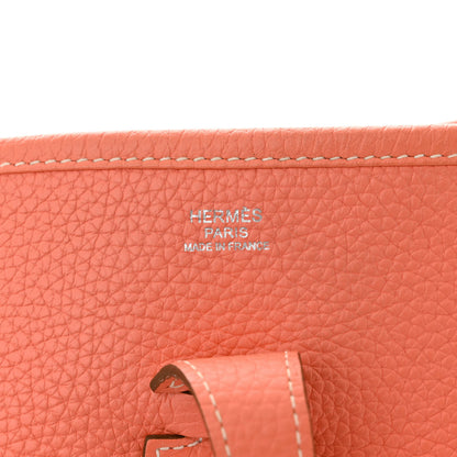 Hermes Taurillon Clemence Evelyne PM Crevette 6 of 11