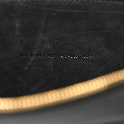 Christian Dior Grained Calfskin Caro Double Pouch Black 7 of 10