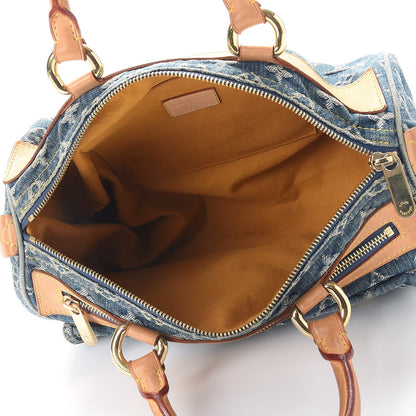 Louis Vuitton Monogram Denim Neo Speedy Blue 5 of 17