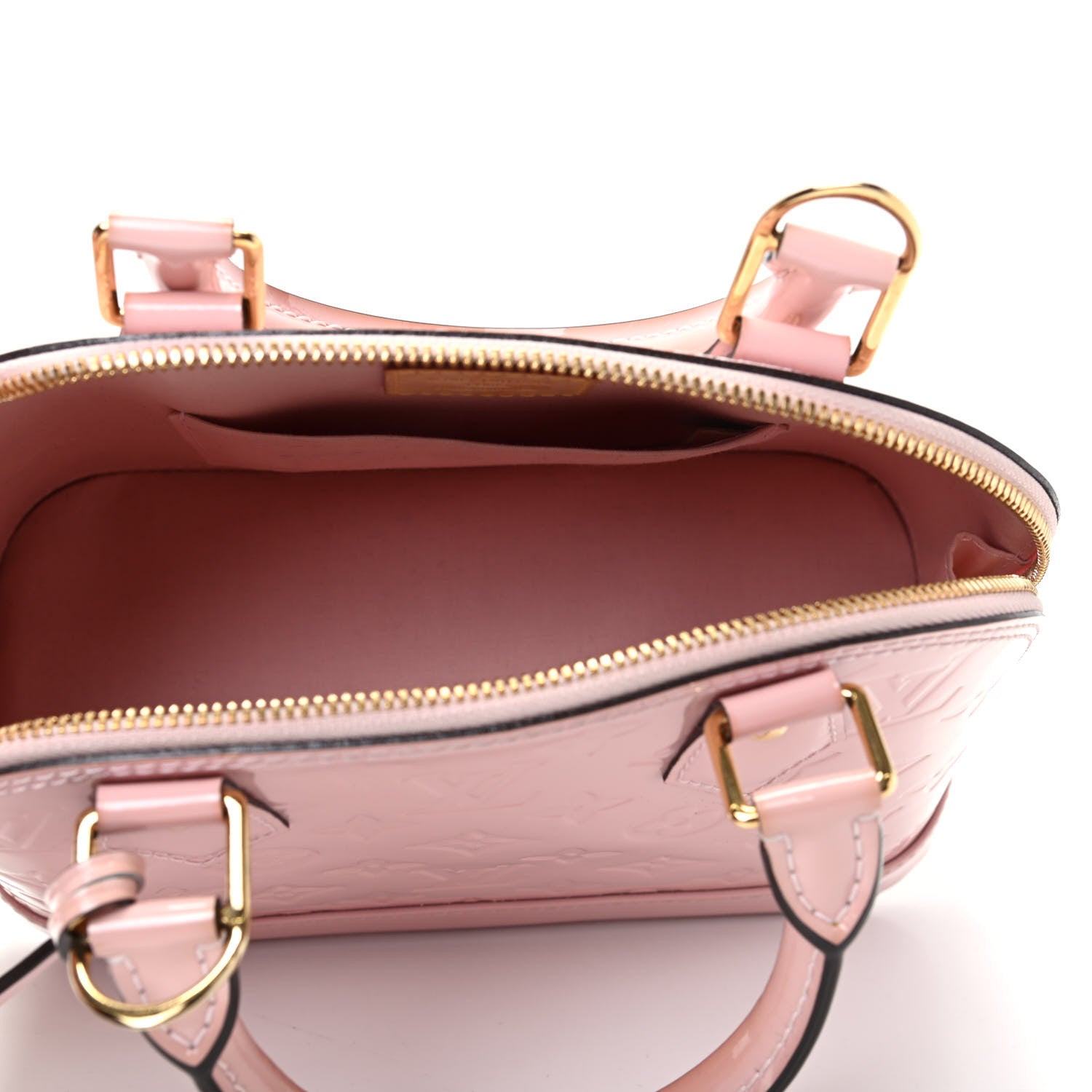Louis Vuitton Vernis Alma BB Rose Ballerine 5 of 9
