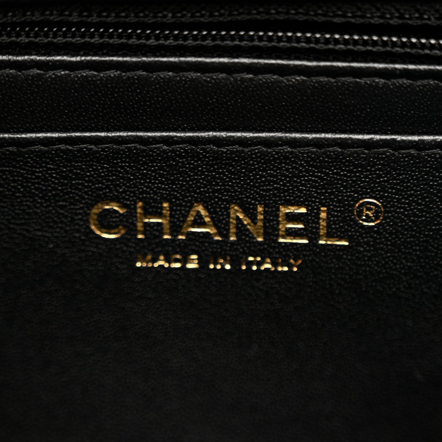 Lambskin Quilted Mini Square Flap Black