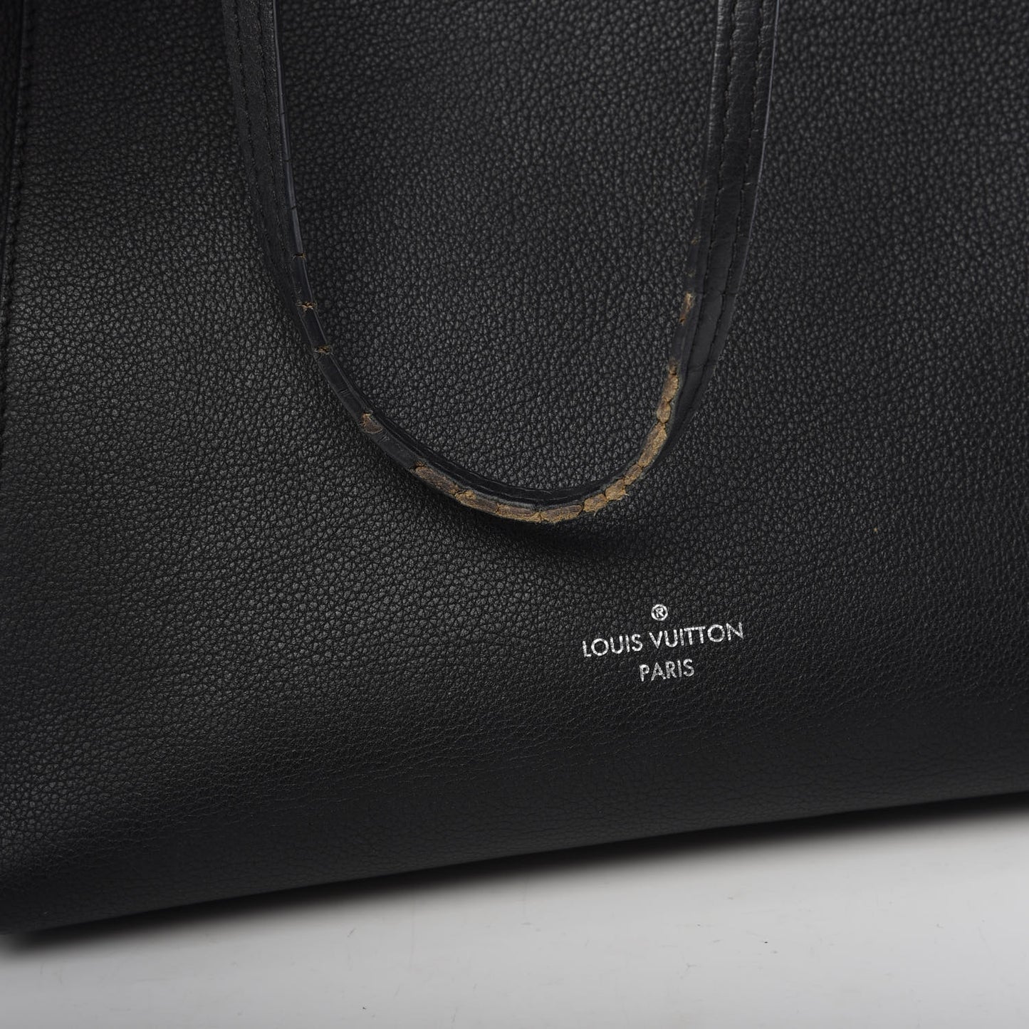 Calfskin Lockme Cabas Black