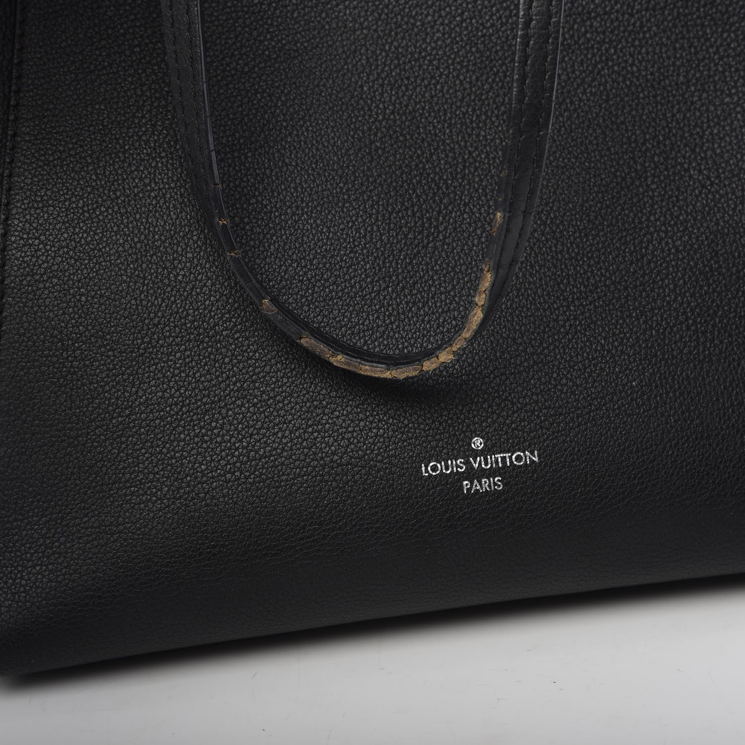 Louis Vuitton Calfskin Lockme Cabas Black 14 of 17