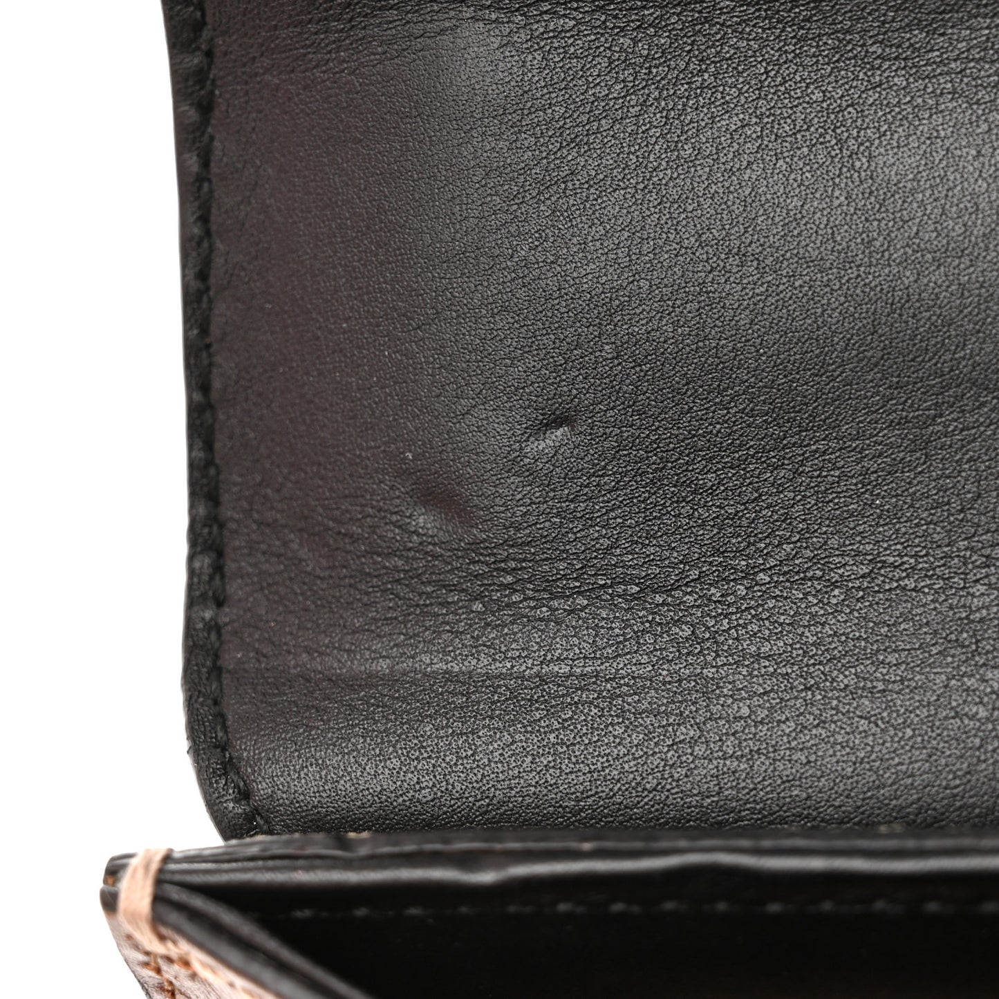 GG Supreme Monogram Calfskin Small Padlock Shoulder Bag Beige Black Cuir