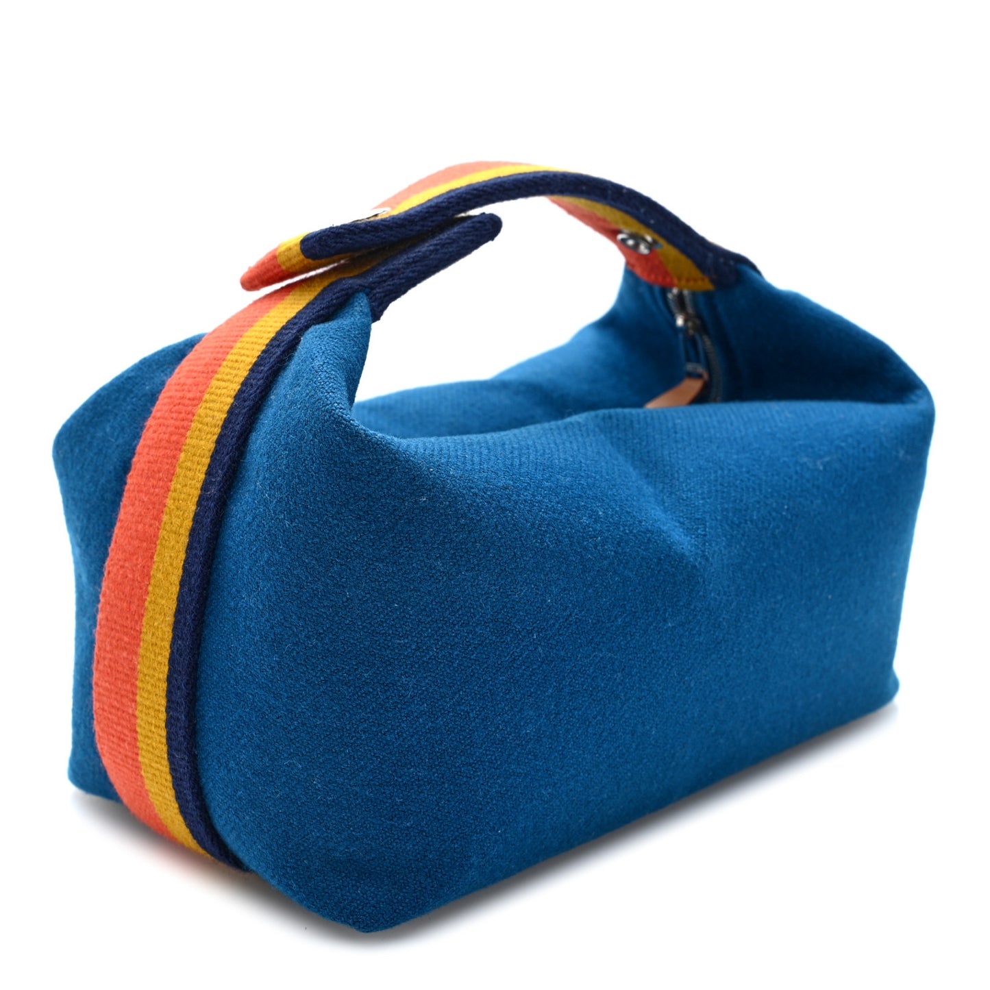 Wool Rocabar Small Bride-A-Brac Pouch Bleu Paon