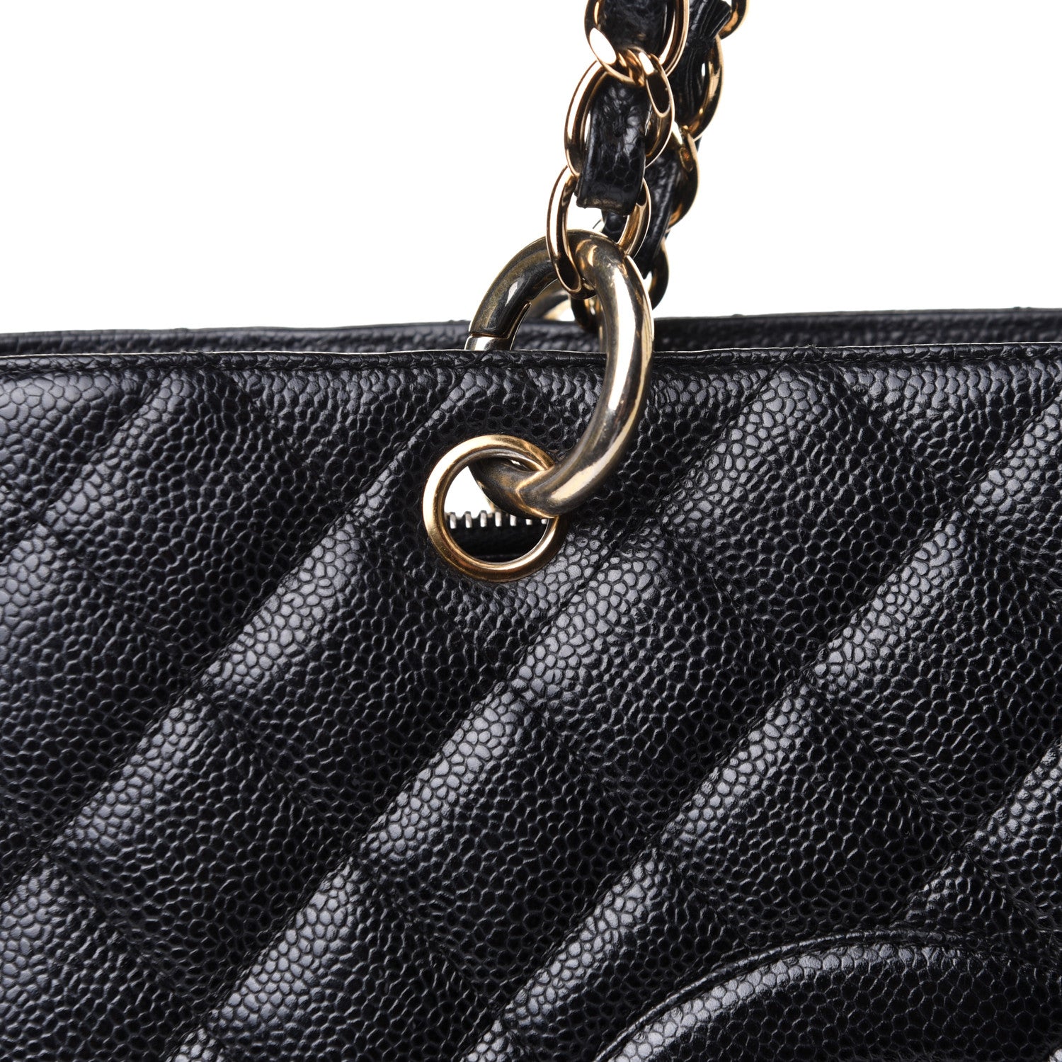Chanel Caviar Quilted Grand Shopping Tote GST Black 9 of 12