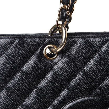 Chanel Caviar Quilted Grand Shopping Tote GST Black 9 of 12