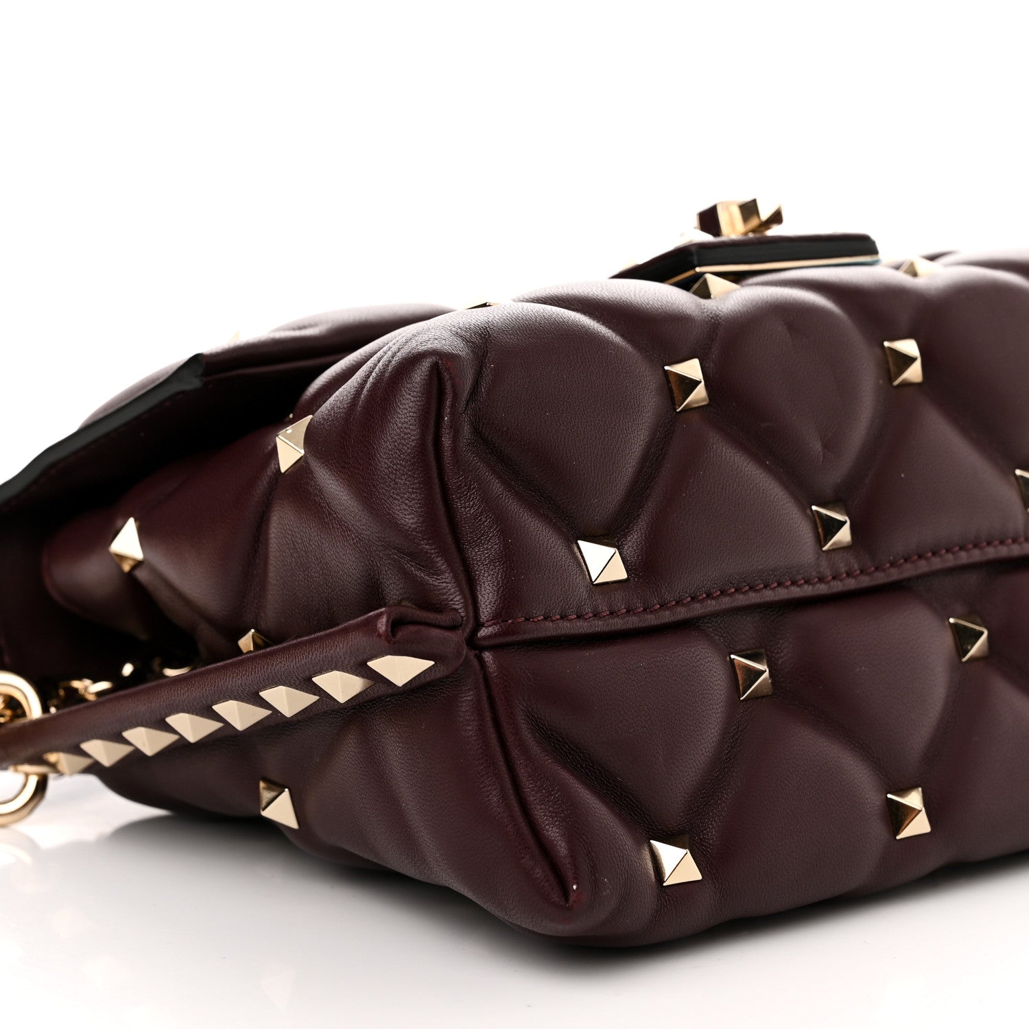 Valentino Garavani Nappa Small Candystud Crossbody Rubin 8 of 10