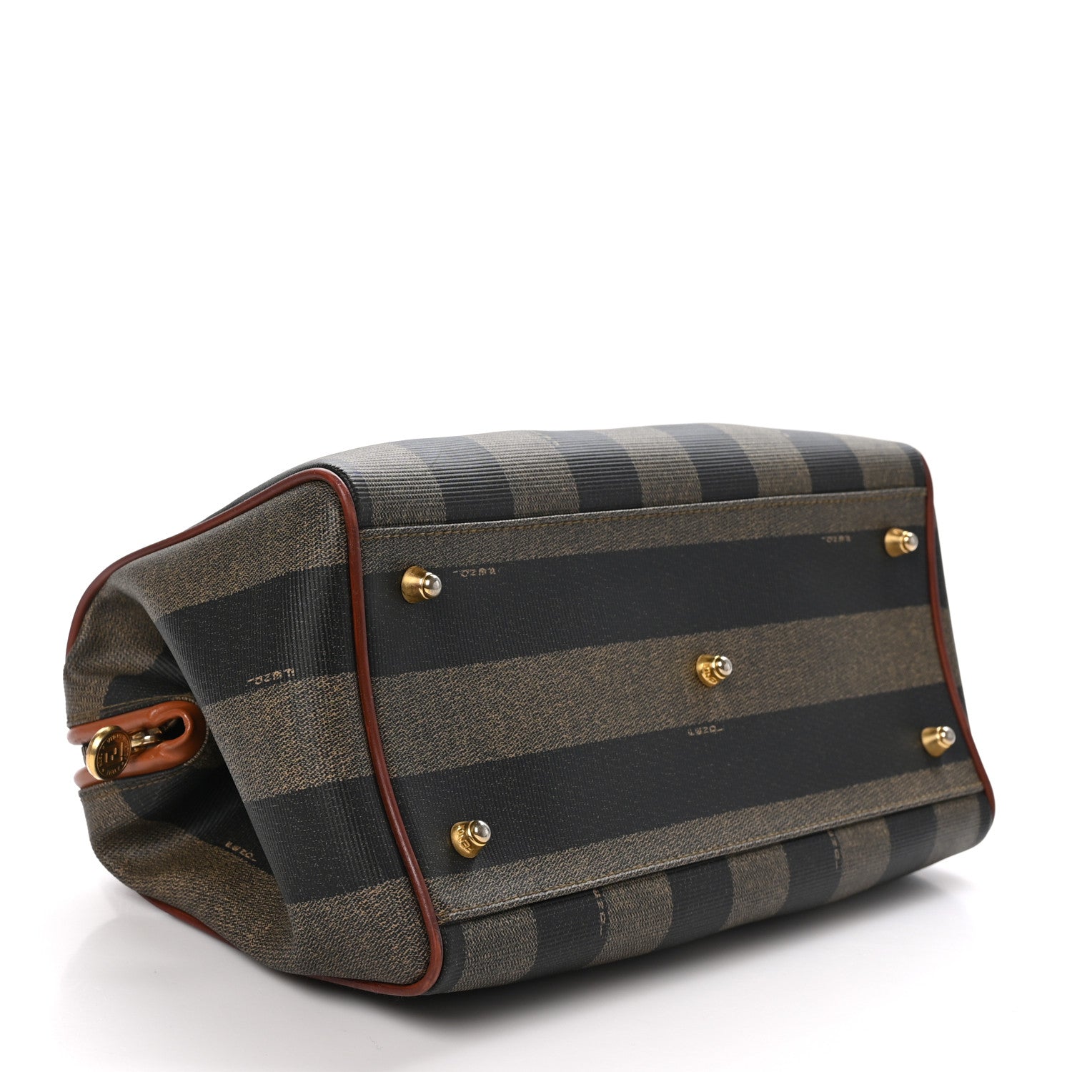 Fendi Pequin Spalmati Boston Cuoio 4 of 10