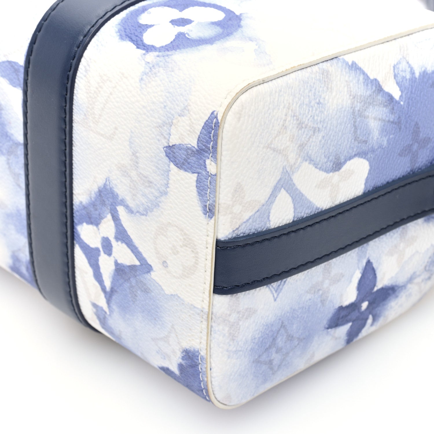 Louis Vuitton Monogram Watercolor City Keepall Blue 9 of 9