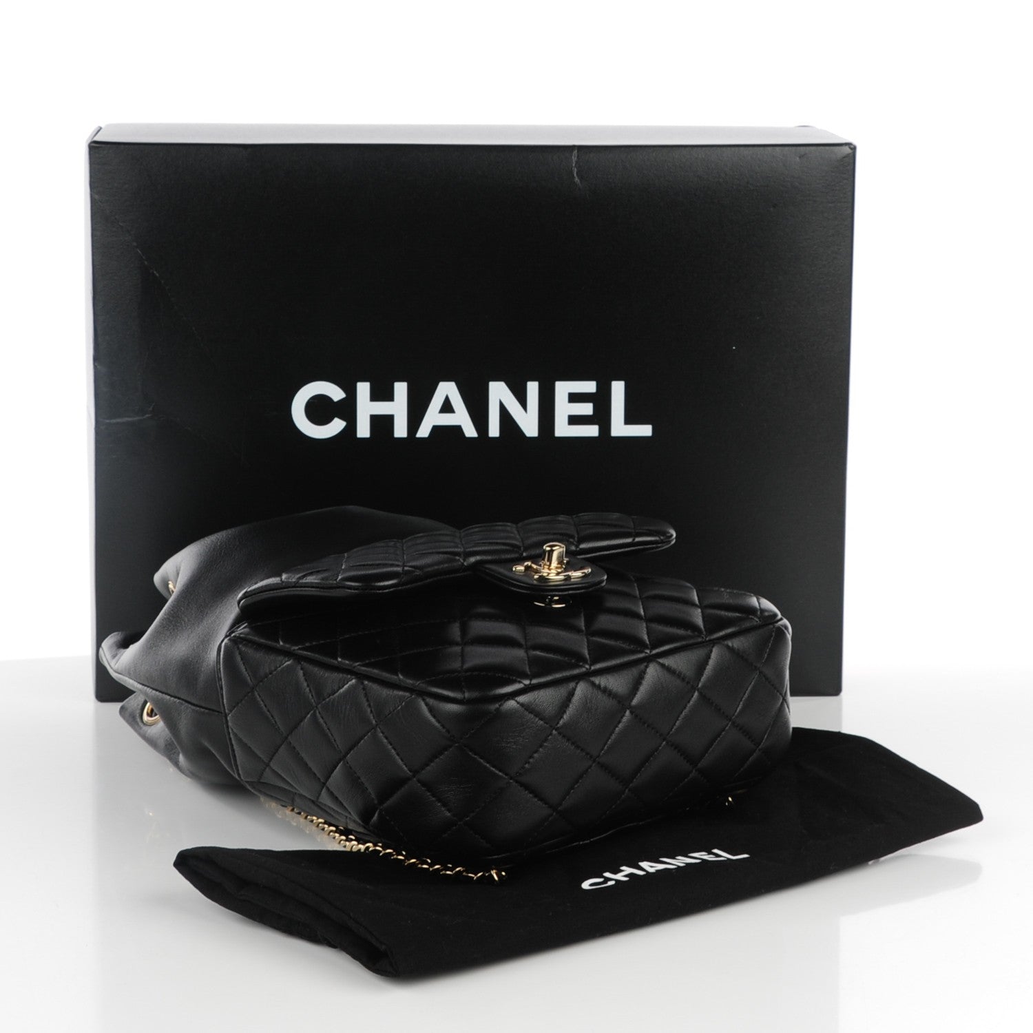 Chanel Lambskin Quilted Small in Seoul Backpack Black 4 of 7