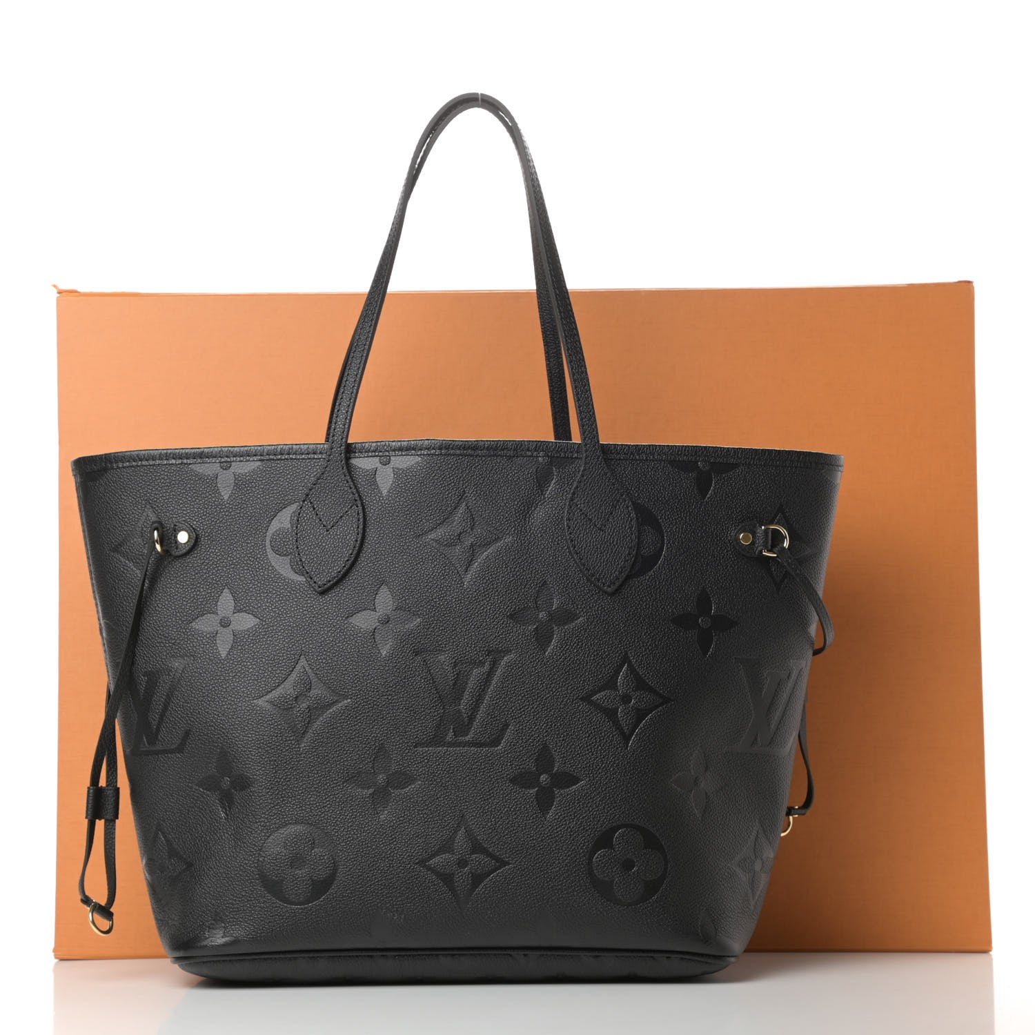Louis Vuitton Empreinte Monogram Giant Neverfull MM Black 10 of 10