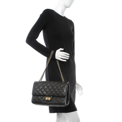 Chanel Lambskin Quilted 2.55 Reissue 227 Flap Dark Khaki 2 of 9