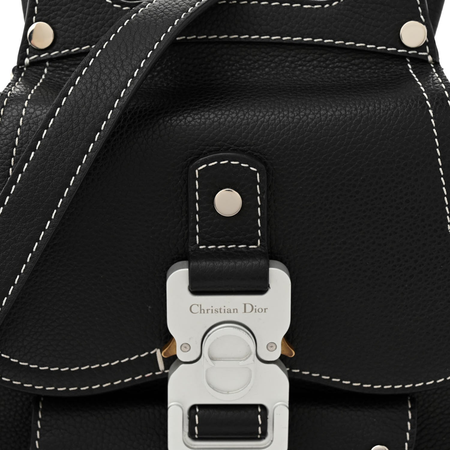Christian Dior Grained Calfskin Mini Gallop Backpack Black 8 of 16