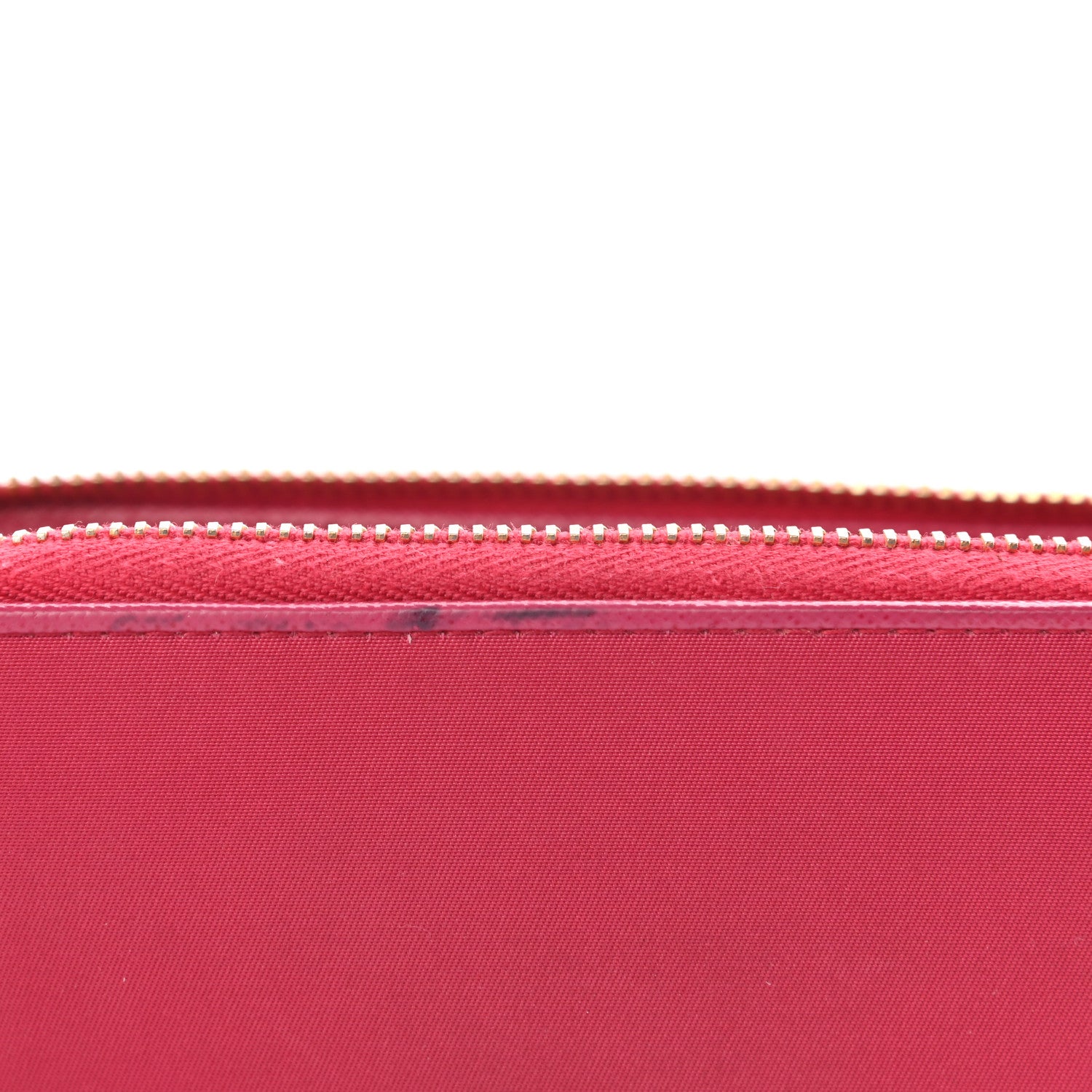 Prada Tessuto Nylon Zip Around Wallet Ibisco 10 of 12