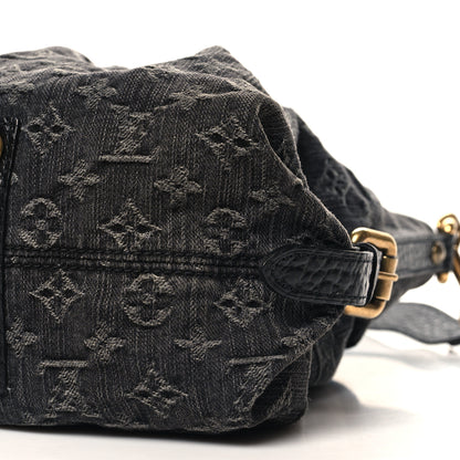 Louis Vuitton Denim Neo Cabby MM Black 9 of 9