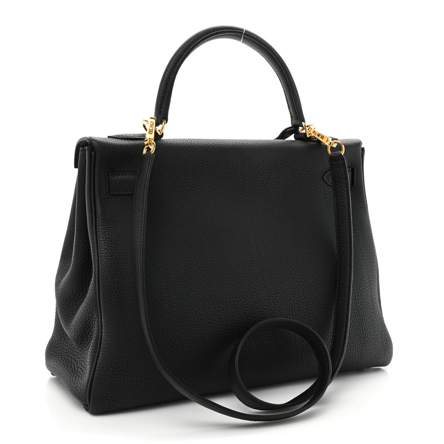 Hermes Togo Kelly Retourne 32 Black 3 of 9