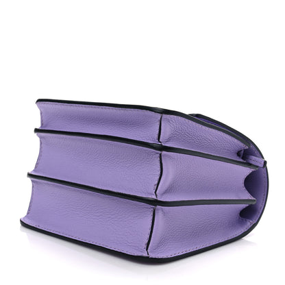Versace Grained Calfskin La Medusa Shoulder Bag Lilac 6 of 6