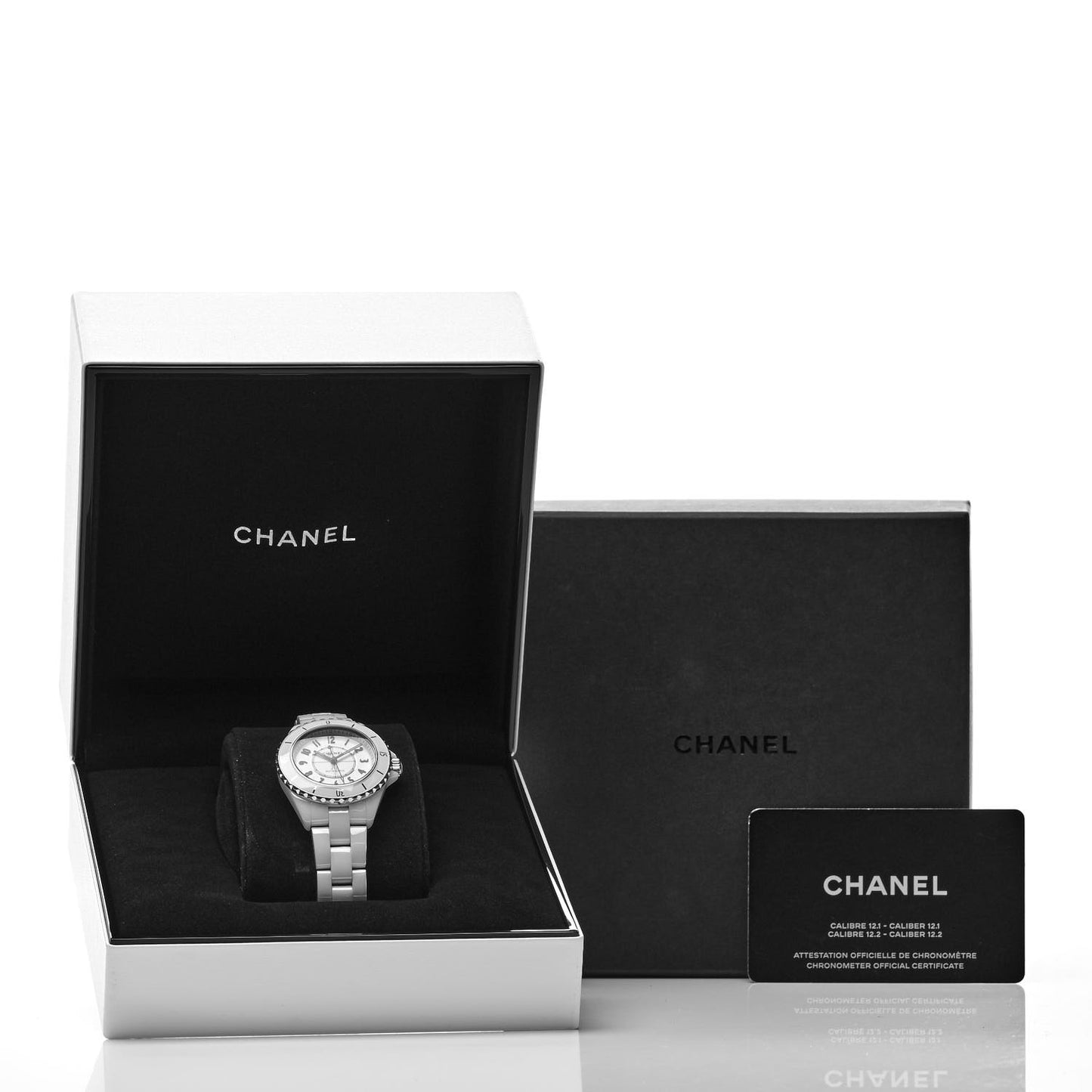 Stainless Steel Ceramic 33mm J12 Automatic Watch White