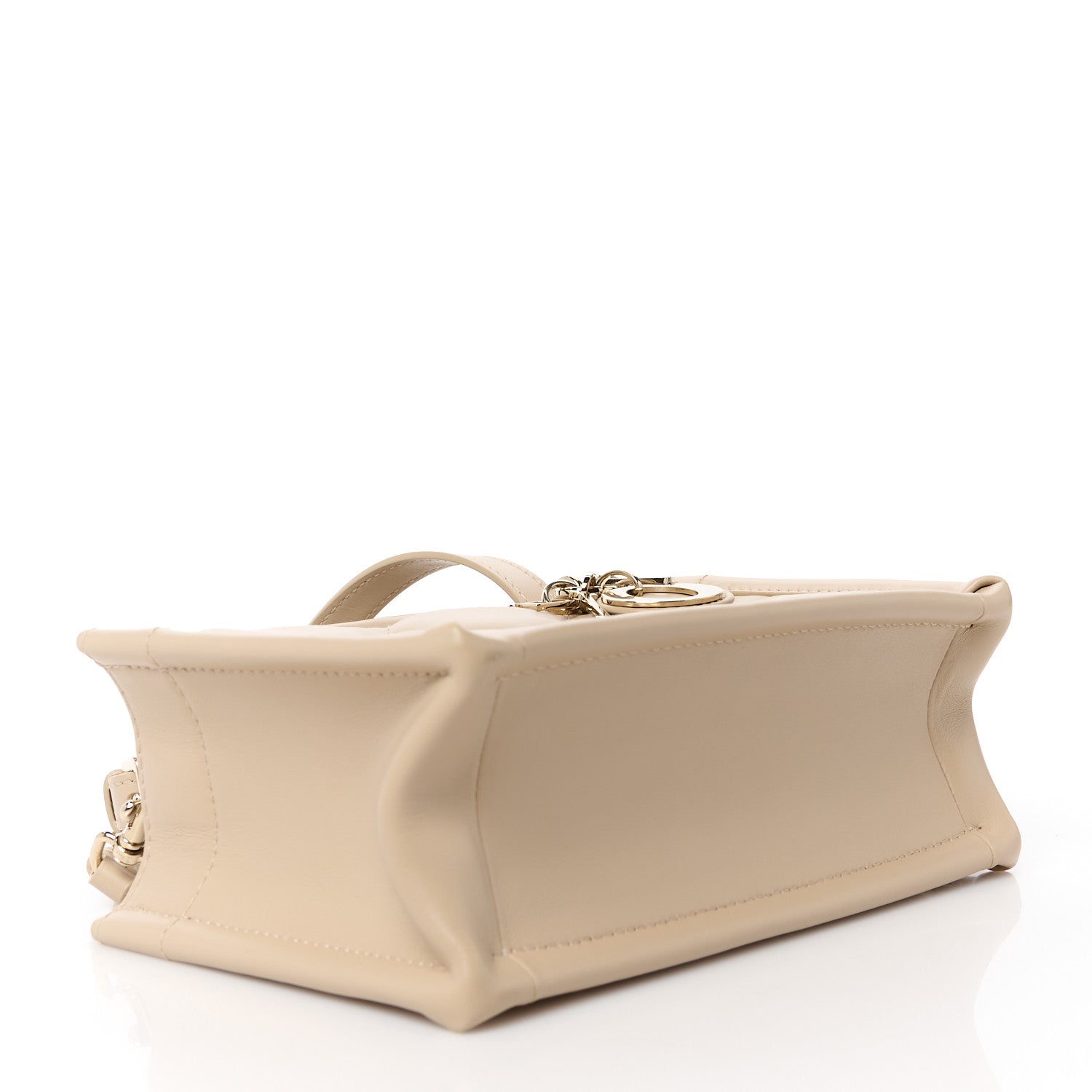 Christian Dior Calfskin Macrocannage Mini Book Tote Trench Beige 4 of 10