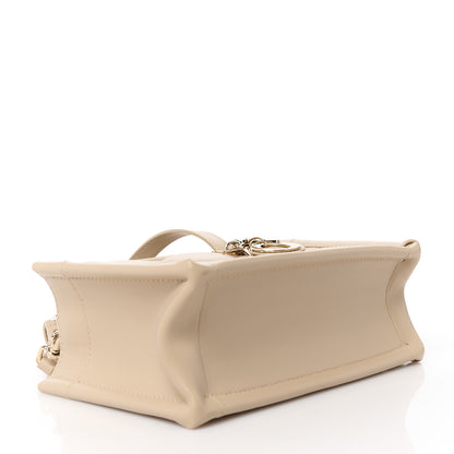 Christian Dior Calfskin Macrocannage Mini Book Tote Trench Beige 4 of 10