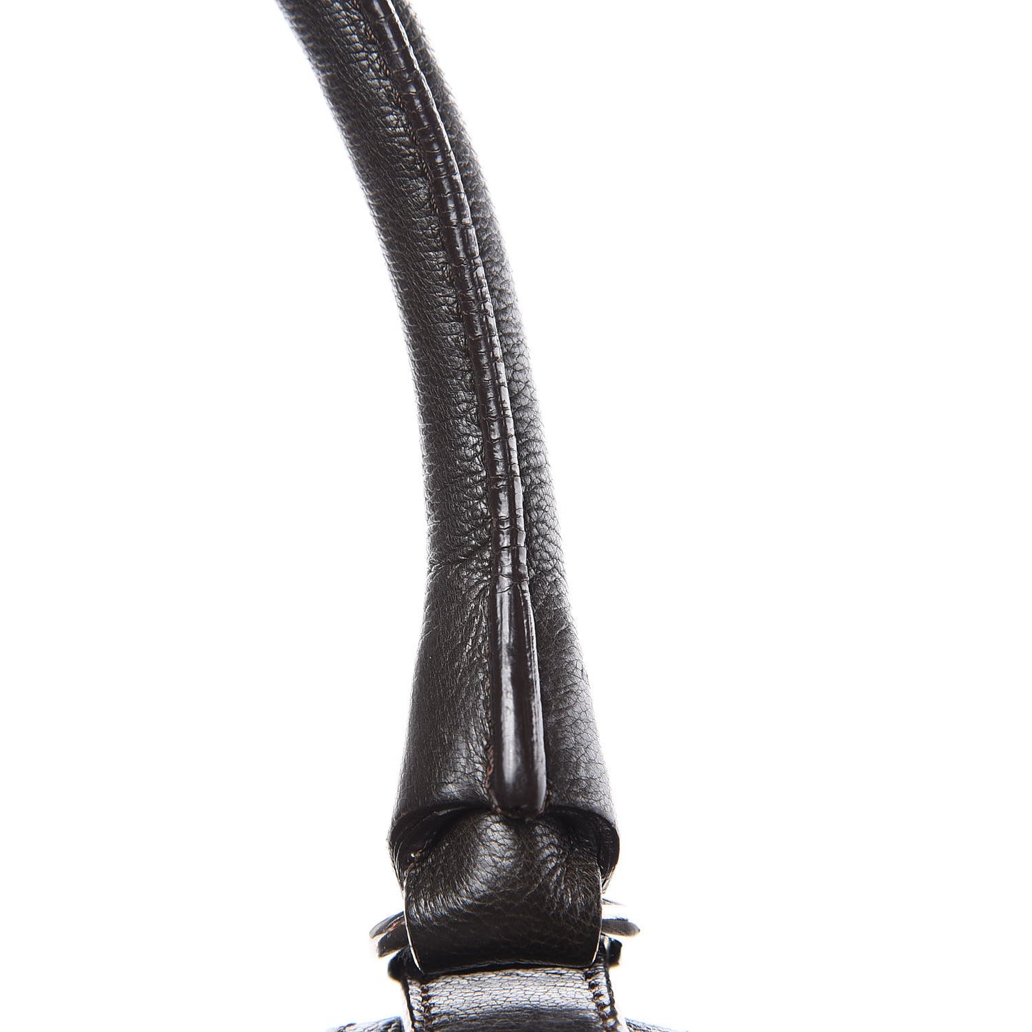 Sugar Goatskin Large Pandora Dark Brown