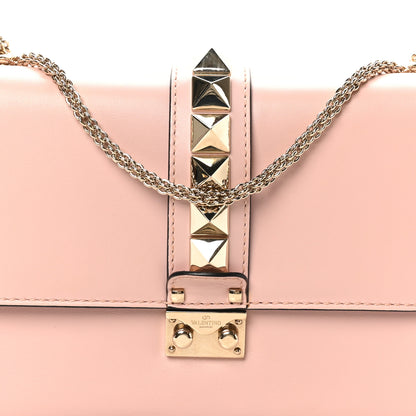 Valentino Garavani Vitello Medium Glam Lock Rockstud Flap Water Rose 7 of 10