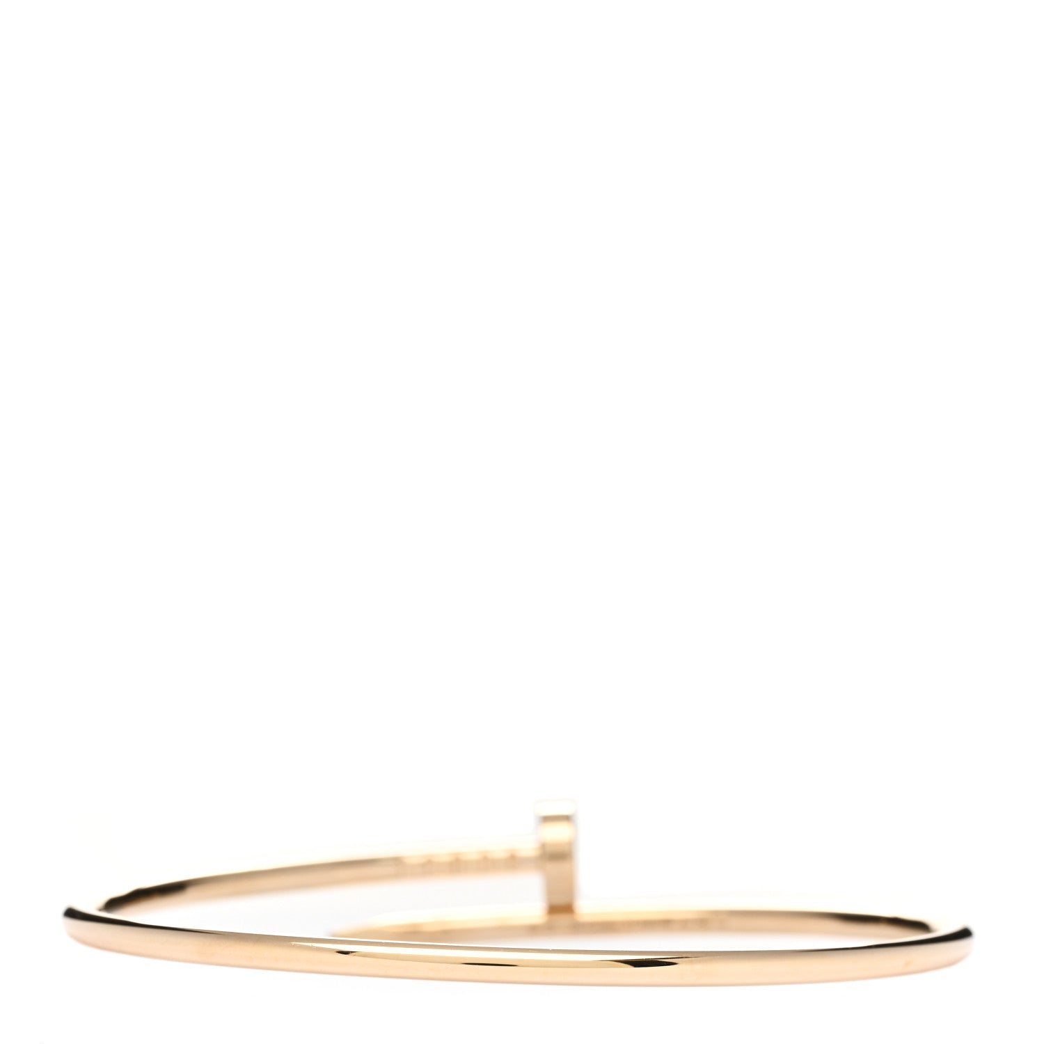 Cartier 18K Yellow Gold Small Juste Un Clou Bracelet 17 2 of 4