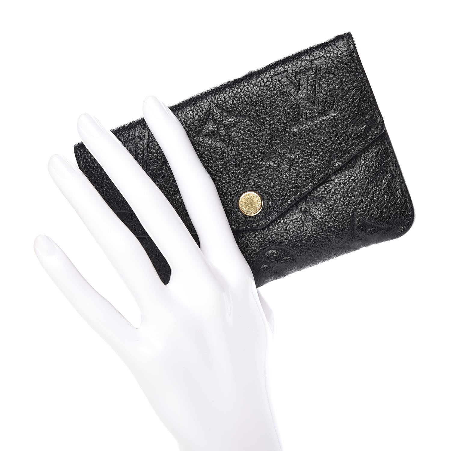 Louis Vuitton Empreinte Key Pouch Black 2 of 8