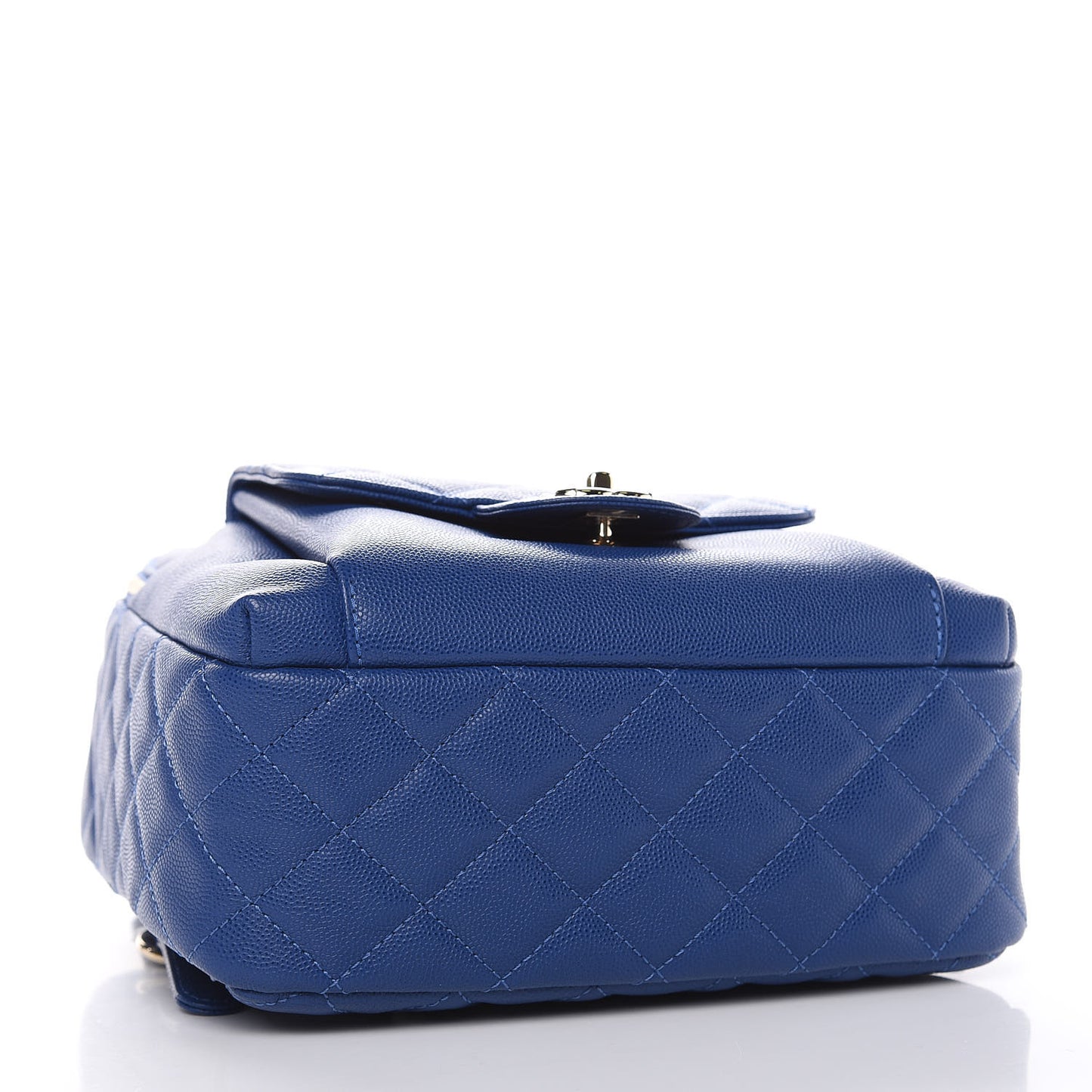 Caviar Quilted Large CC Day Backpack Blue